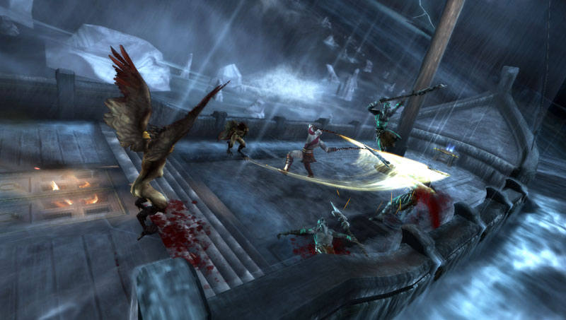 Illustration for article titled Kratos Is Good With A Spear & Shield In Ghost of Sparta